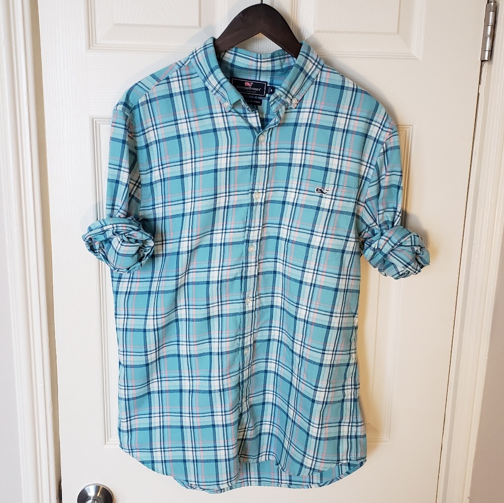 Vineyard Vines slim fit Tucker performance flannel